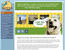 Tablet Screenshot of campk-9ofmarin.com